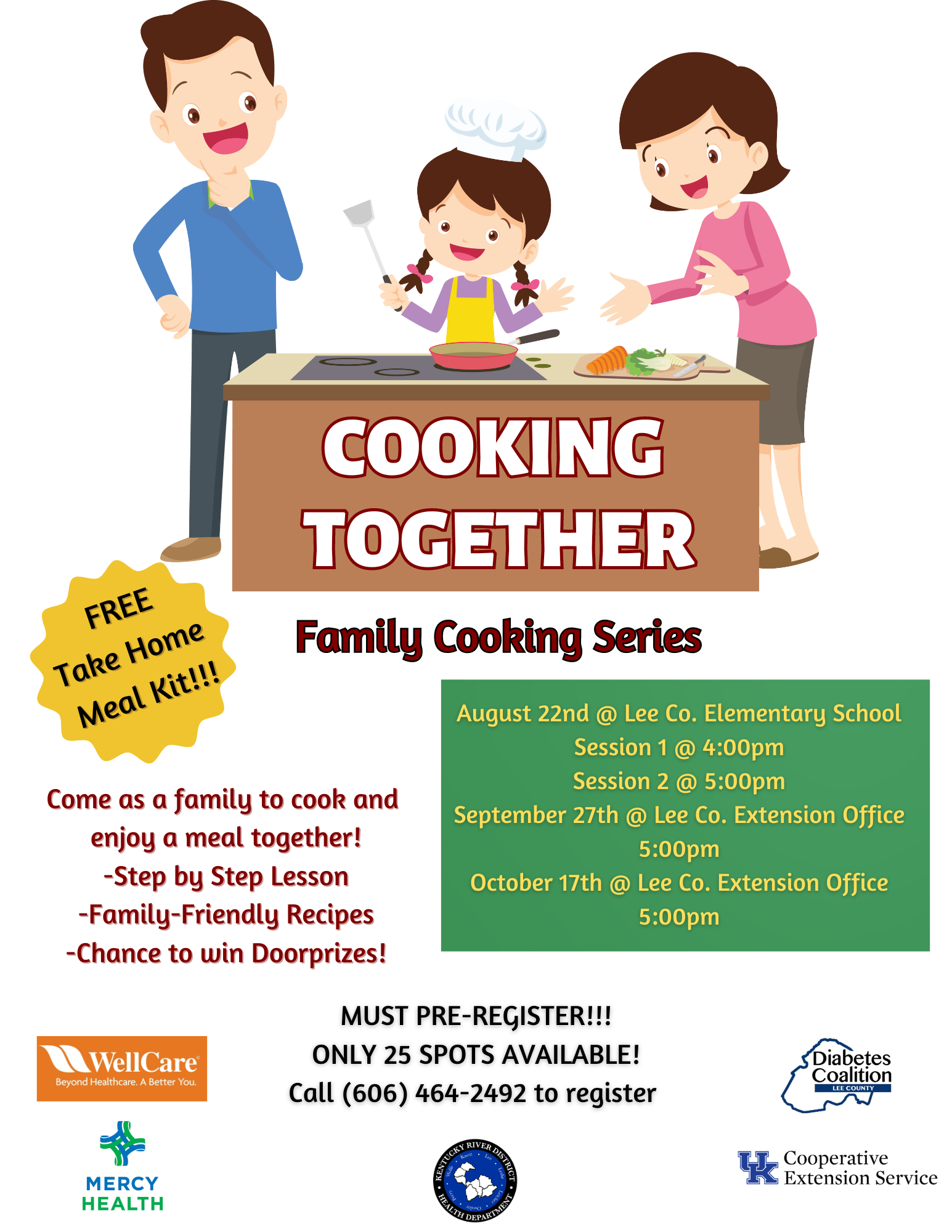 Family Cooking Series - Free Take Home Meal Kit!!